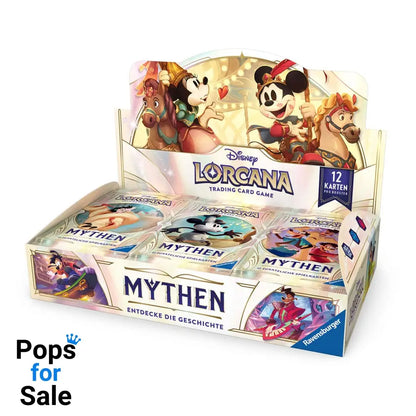 Disney Lorcana TCG Mythen Booster Display (24) *German Edition*