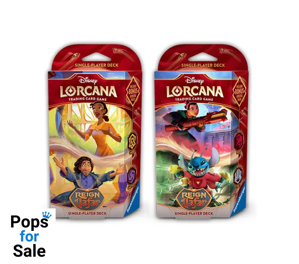 Disney Lorcana TCG Reign of Jafar Starter Decks Display (8) *English Edition*