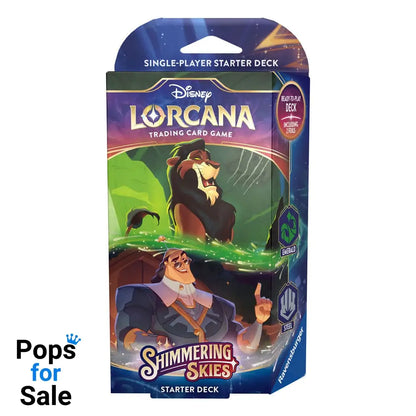 Disney Lorcana TCG Shimmering Skies Starter Decks Display (8) *English Edition*