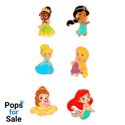 Disney Loungefly POP! Enamel Pins Princess Chibi 4 cm Assortment (12)