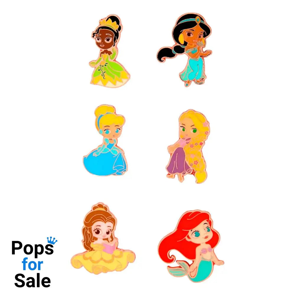 Disney Loungefly POP! Enamel Pins Princess Chibi 4 cm Assortment (12) Funko POP Pins & Brooches