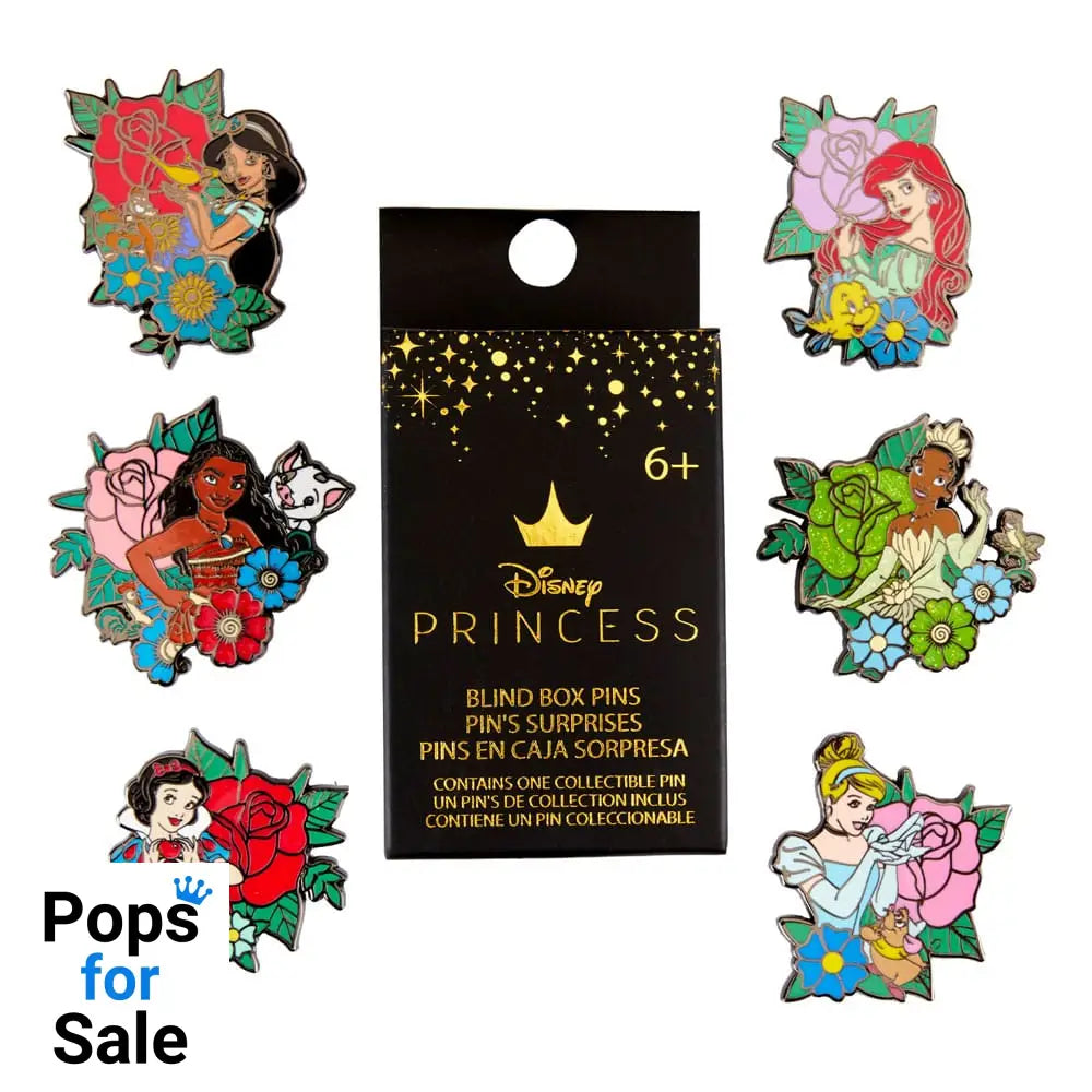 Disney Loungefly POP! Enamel Pins Princess Tattoo 3 cm Assortment (12)