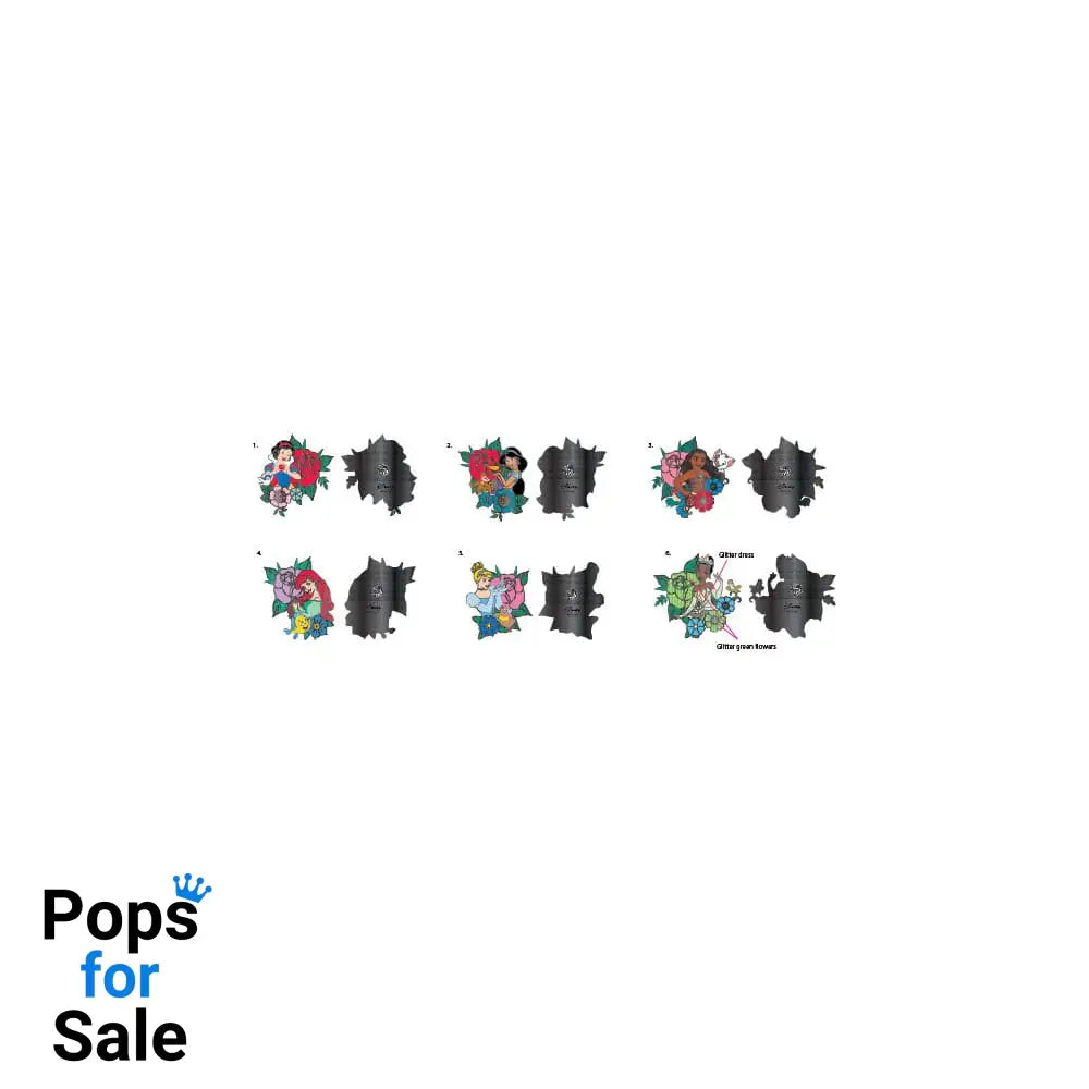 Disney Loungefly POP! Enamel Pins Princess Tattoo 3 cm Assortment (12)