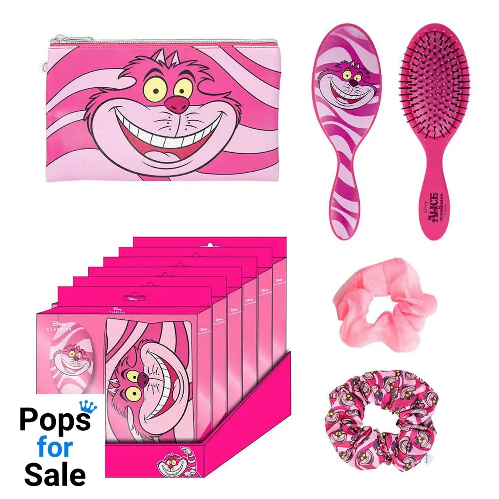 Disney Make Up Bag 4 pack Alice in Wonderland Cheshire Cat Bags