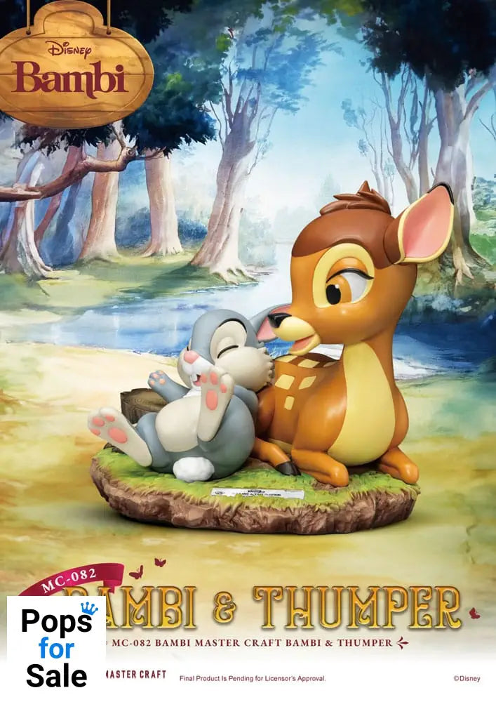 Disney Master Craft Statue Bambi & Thumper 26 cm
