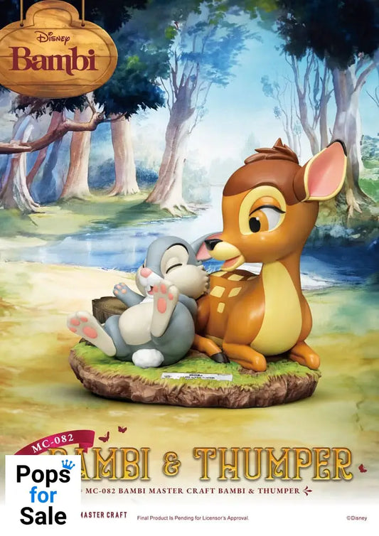 Disney Master Craft Statue Bambi & Thumper 26 cm