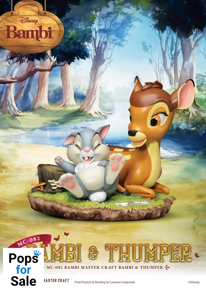 Disney Master Craft Statue Bambi & Thumper 26 cm