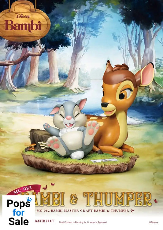 Disney Master Craft Statue Bambi & Thumper 26 cm