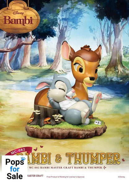 Disney Master Craft Statue Bambi & Thumper 26 cm
