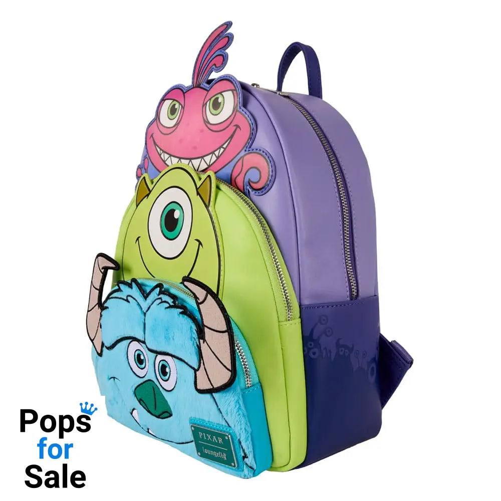 Disney Monsters, Inc. by Loungefly Mini Backpack Mike Sulley and Randall