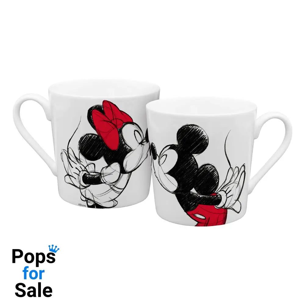 Disney Mug Mickey Kiss Sketch