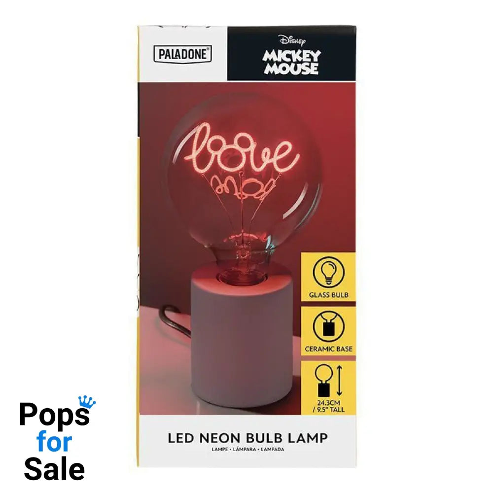 Disney Neon LED Bulb Mickey Mouse