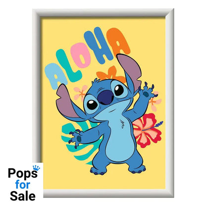 Disney Paint by Numbers Painting Set Aloha Stitch 18 x 24 cm *German Edition*