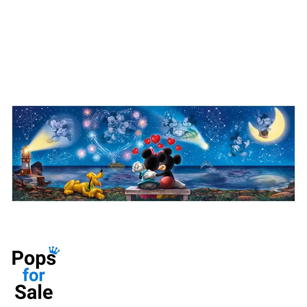 Disney Panorama Jigsaw Puzzle Mickey & Minnie (1000 pieces)
