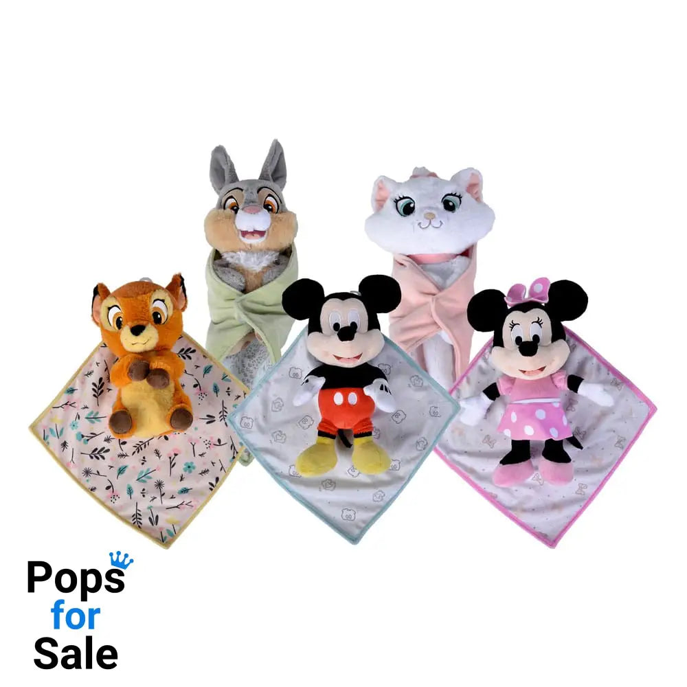 Disney Plush Figures Classic with Blanket 25 cm Assortment (5) Plushes