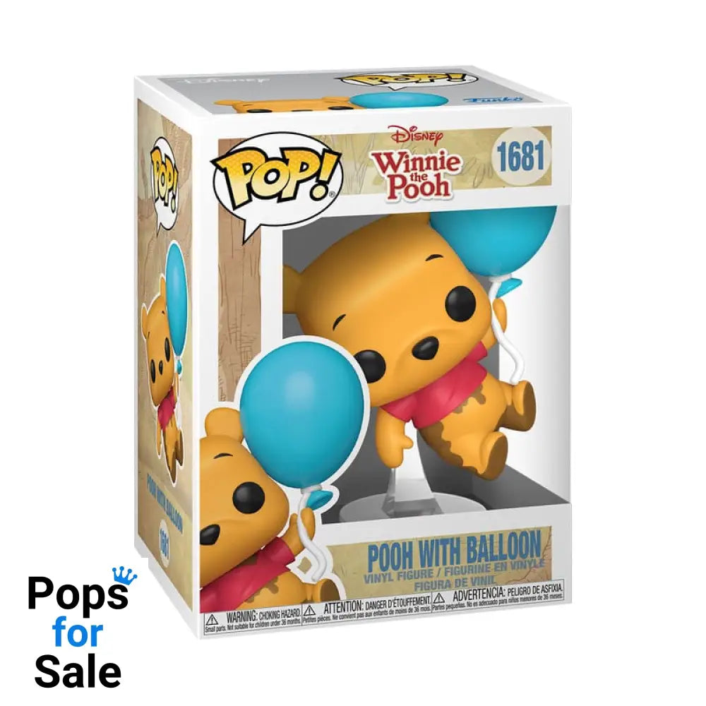 Disney POP! Animation Vinyl Figure Pooh w/Balloon 9 cm