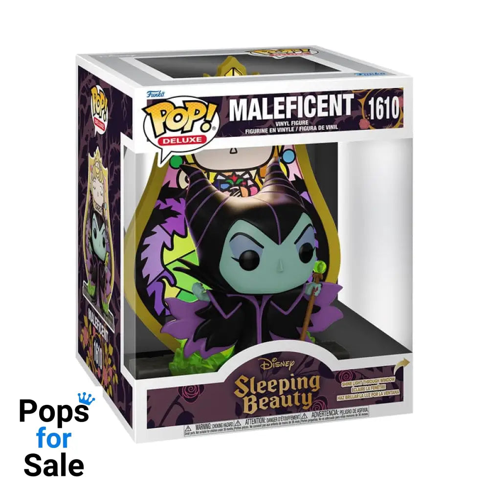 Disney POP! Deluxe Vinyl Figure Maleficent (Glass) 9 cm