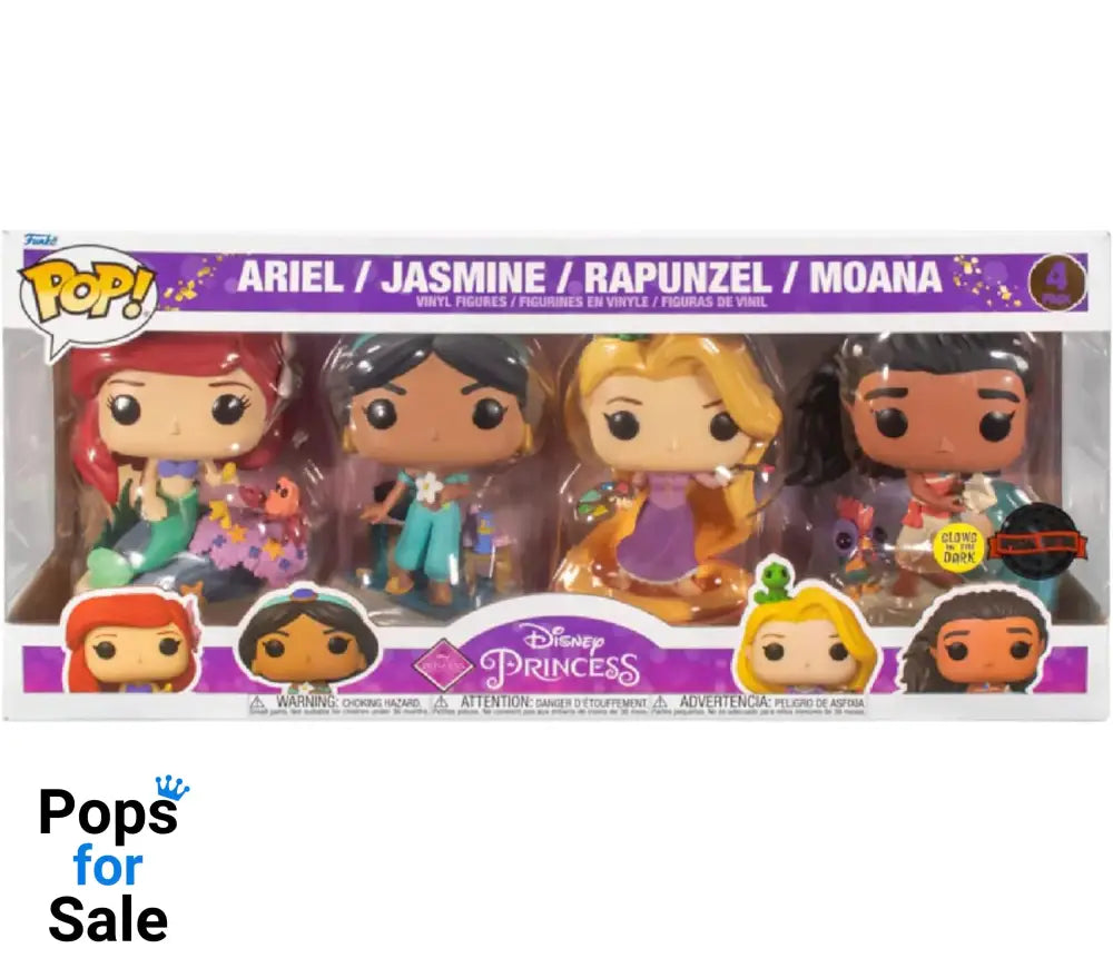 Disney POP! Movies Vinyl Figure 4-Pack Ultimate Princess (GW) 9 cm