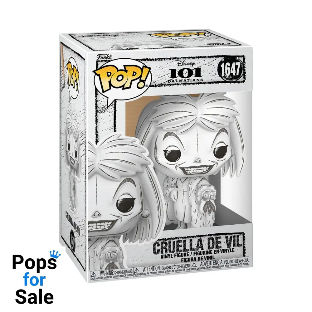 Disney POP! Vinyl Figure Sketched- Cruella De Vil 9 cm