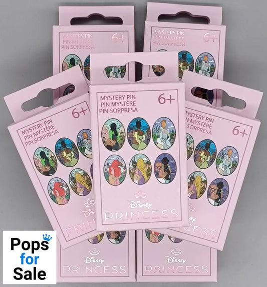 Disney Princess by Loungefly Enamel Pin Blind Box Back Holding Hand - [New]