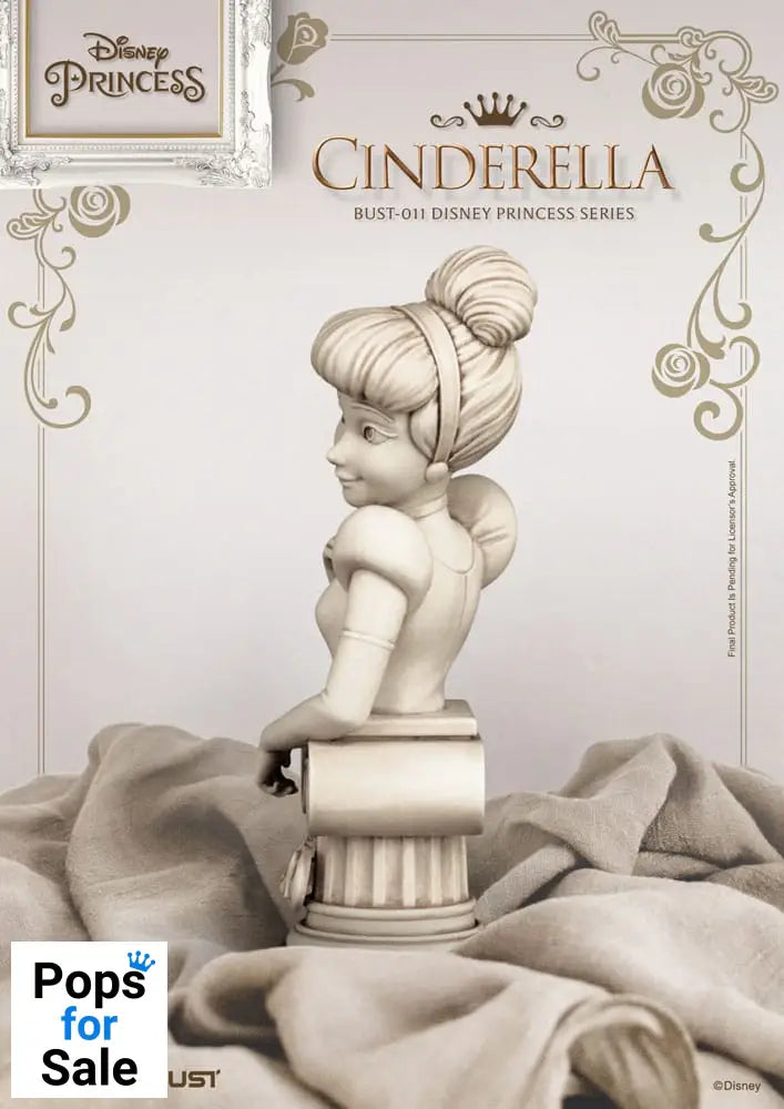 Disney Princess Series PVC Bust Cindarella 15 cm