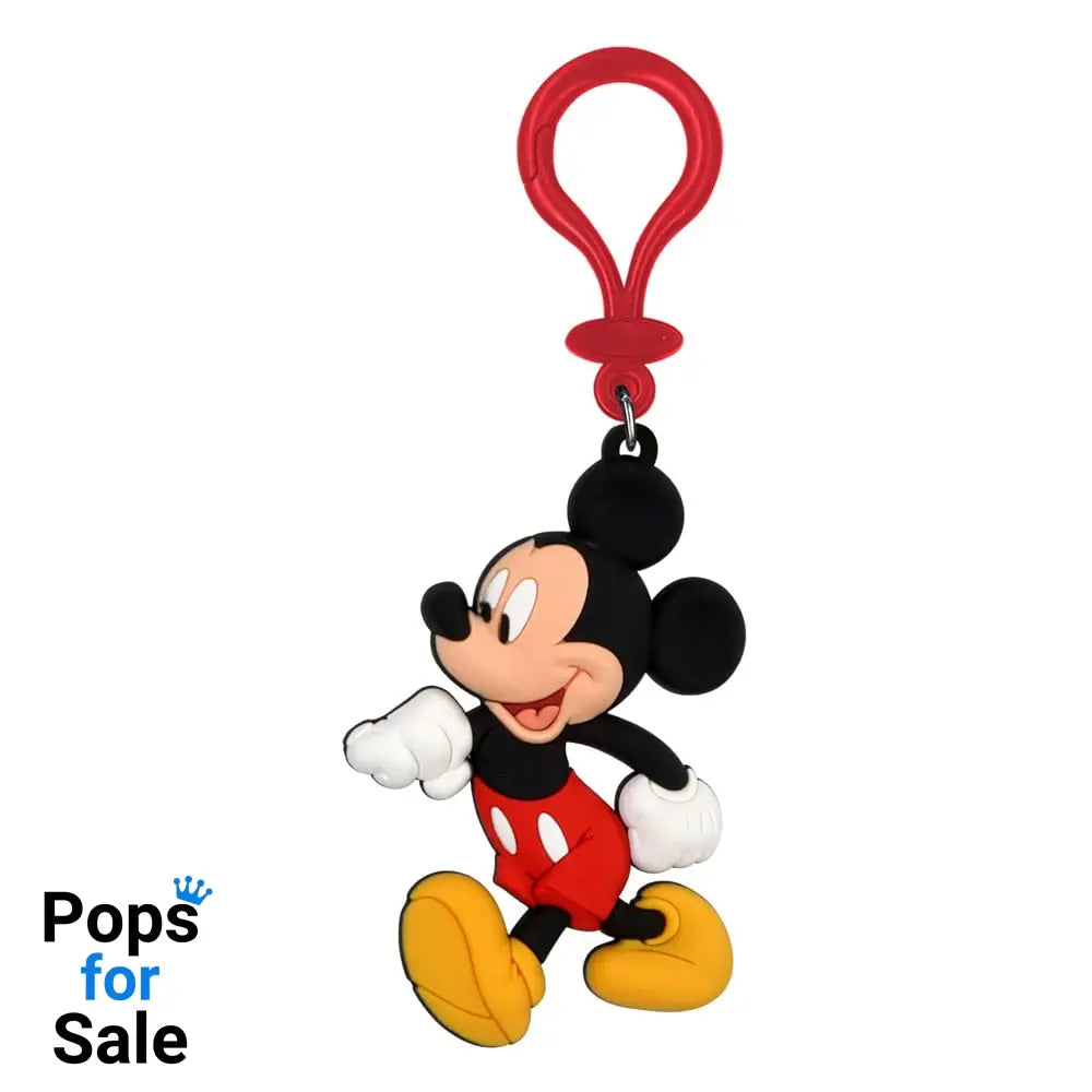 Disney PVC Bag Clip Mickey Walking Keyrings