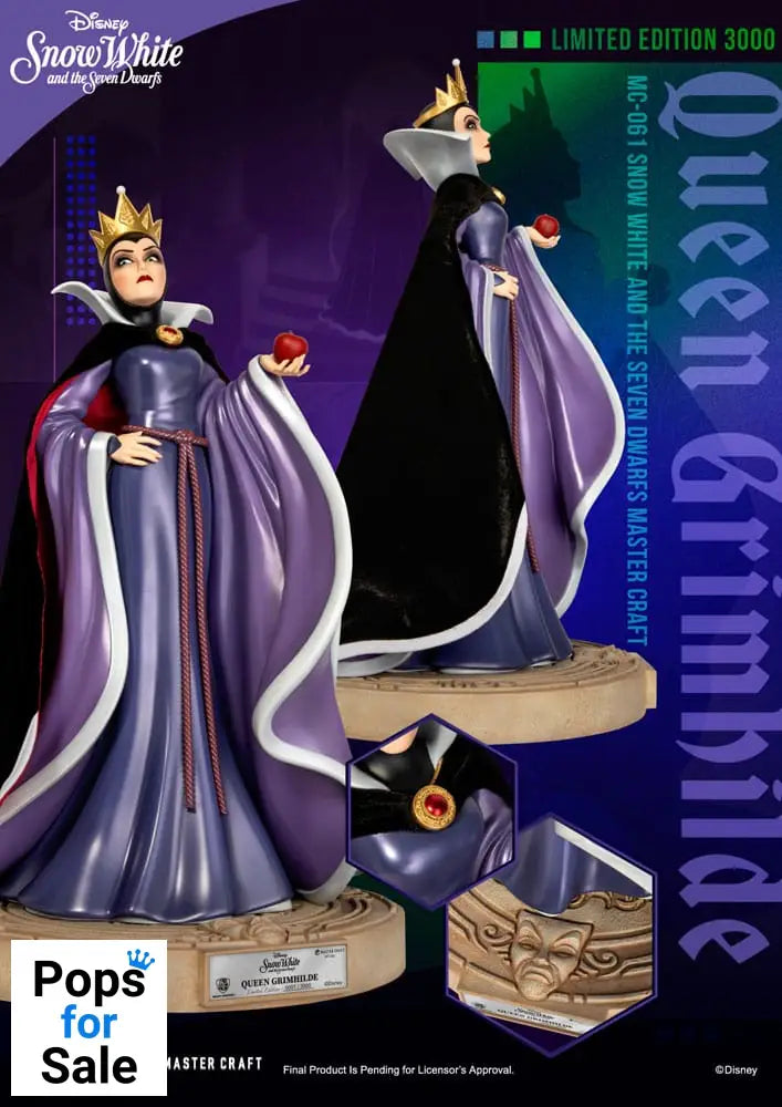 Disney Snow White and the Seven Dwarfs Master Craft Statue Queen Grimhilde 41 cm