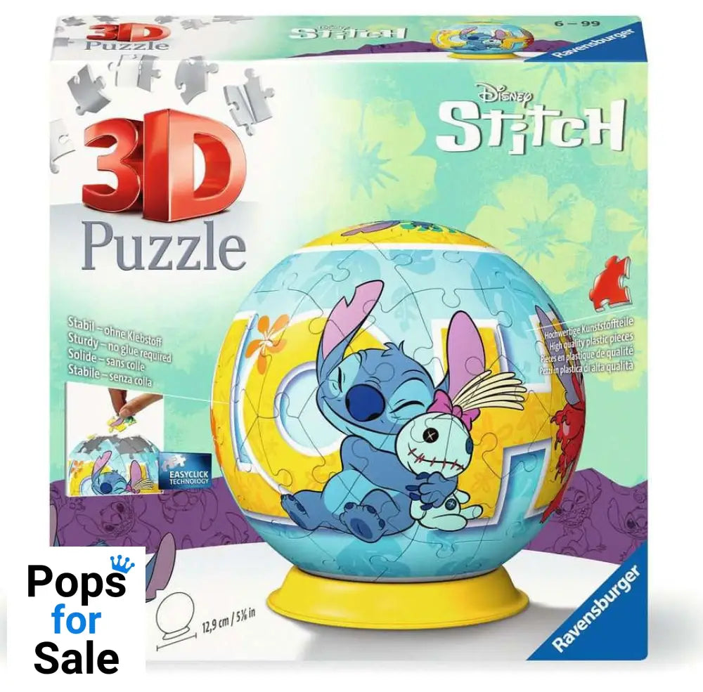 Disney Stitch 3D Puzzle Ball Stitch (73 pieces)