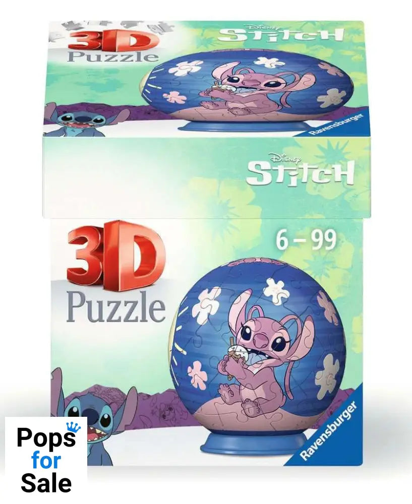 Disney Stitch 3D Puzzle Ball Angel (55 pieces)
