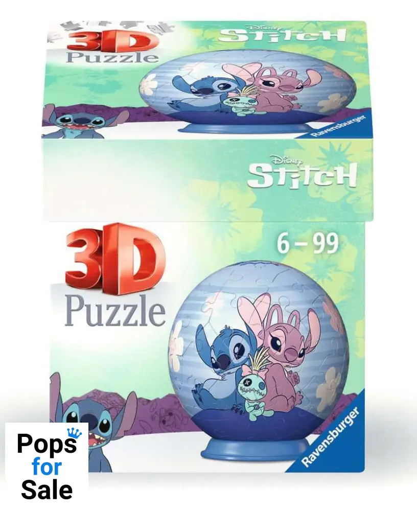 Disney Stitch 3D Puzzle Ball Stitch & Angel (55 pieces)