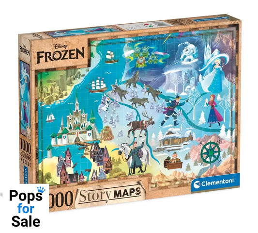 Disney Story Maps Jigsaw Puzzle Frozen (1000 pieces)