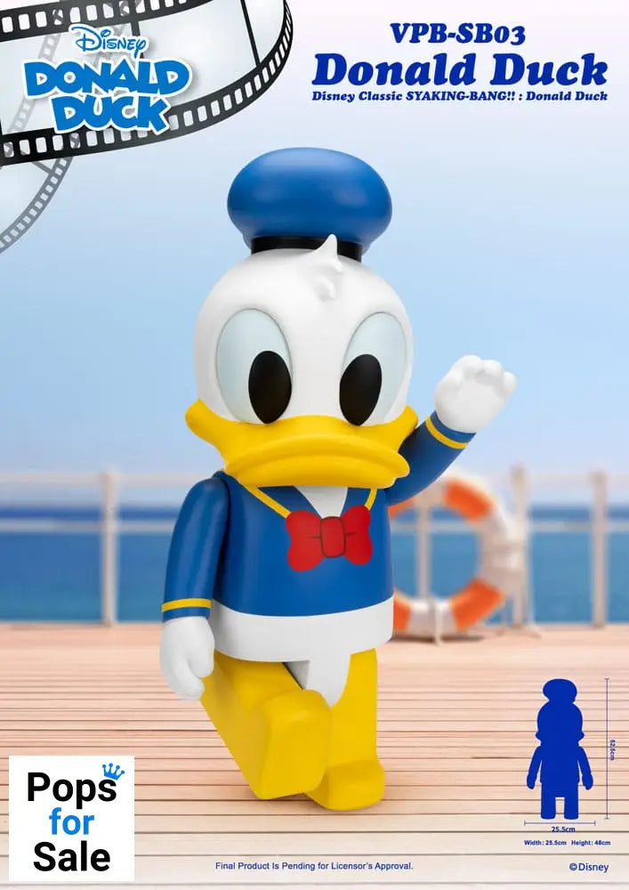 Disney Syaing Bang Vinyl Bank Mickey and Friends Donald Duck 53 cm