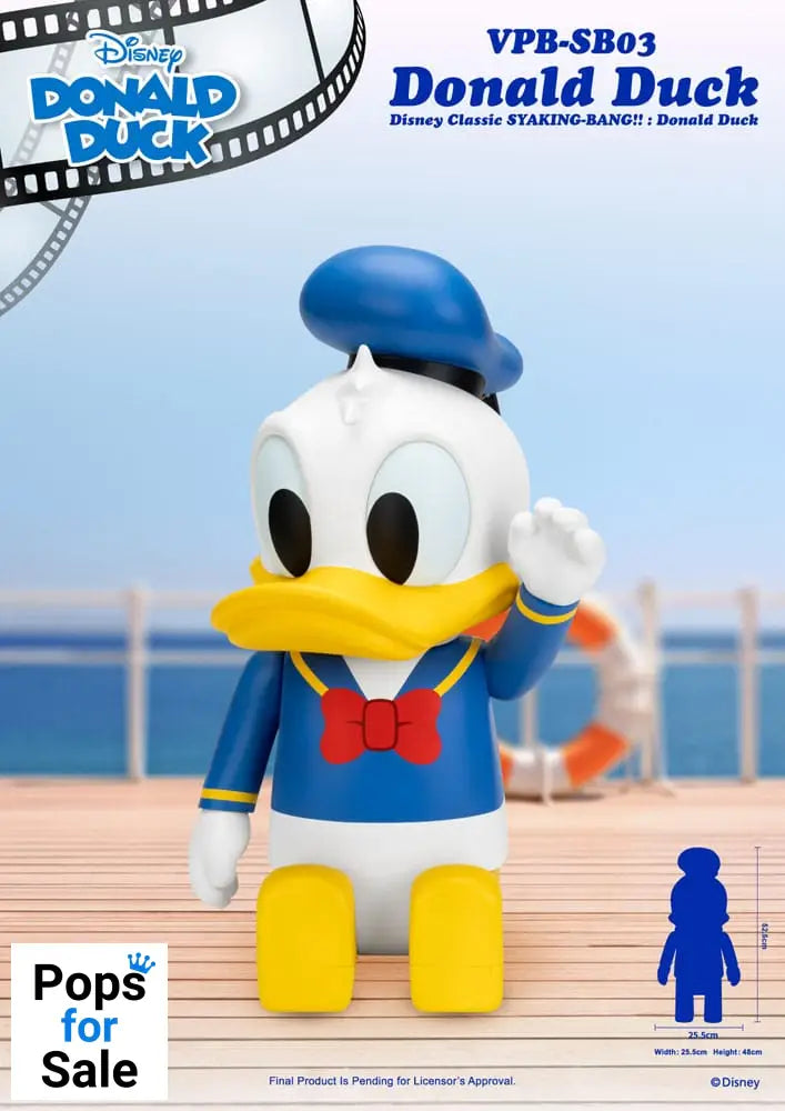 Disney Syaing Bang Vinyl Bank Mickey and Friends Donald Duck 53 cm