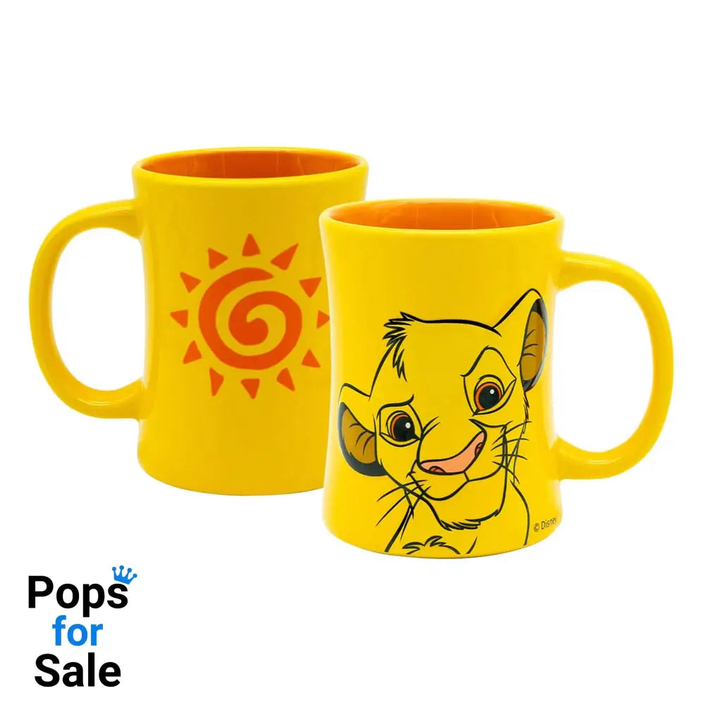 Disney The Lion King 3D Relief Mug Simba 360 ml Cups & Mugs