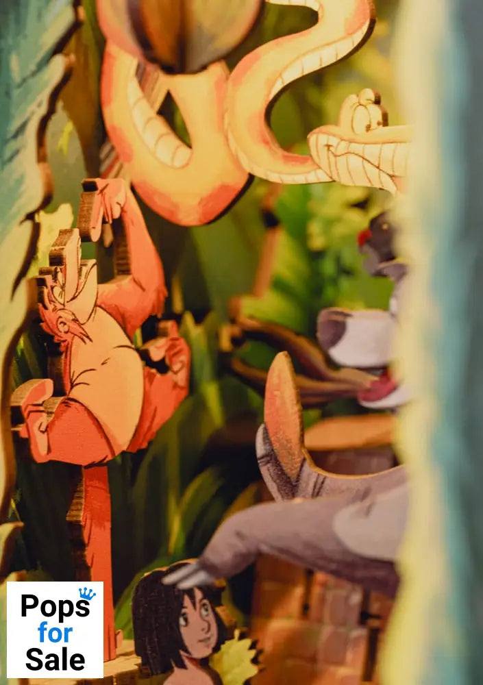 Disney Tiny Adventures Book Nook Mini Diorama The Jungle Book 23 cm