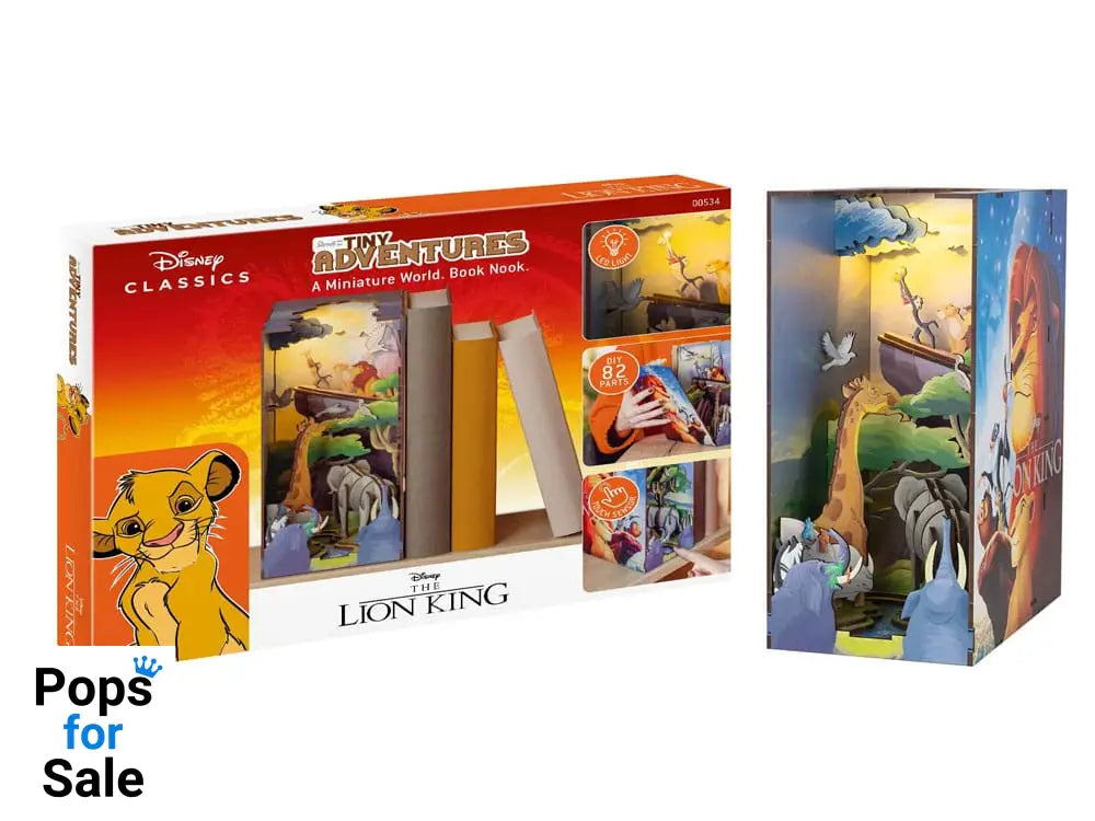 Disney Tiny Adventures Book Nook Mini Diorama The Lion King 23 cm