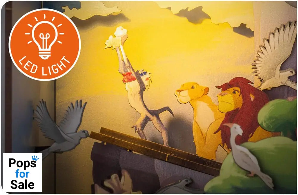 Disney Tiny Adventures Book Nook Mini Diorama The Lion King 23 cm Puzzles