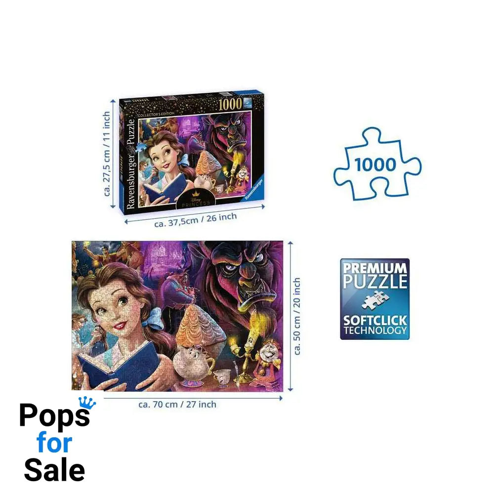 Disney Villainous Jigsaw Puzzle Belle, Disney Princess (1000 pieces)