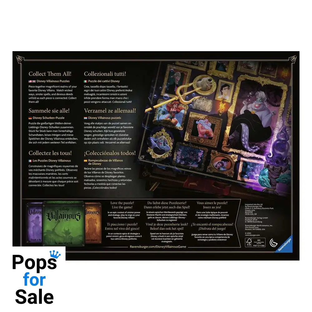 Disney Villainous Jigsaw Puzzle Hades (1000 pieces)