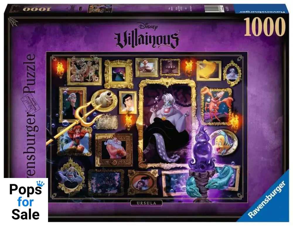 Disney Villainous Jigsaw Puzzle Ursula (1000 pieces) Puzzles