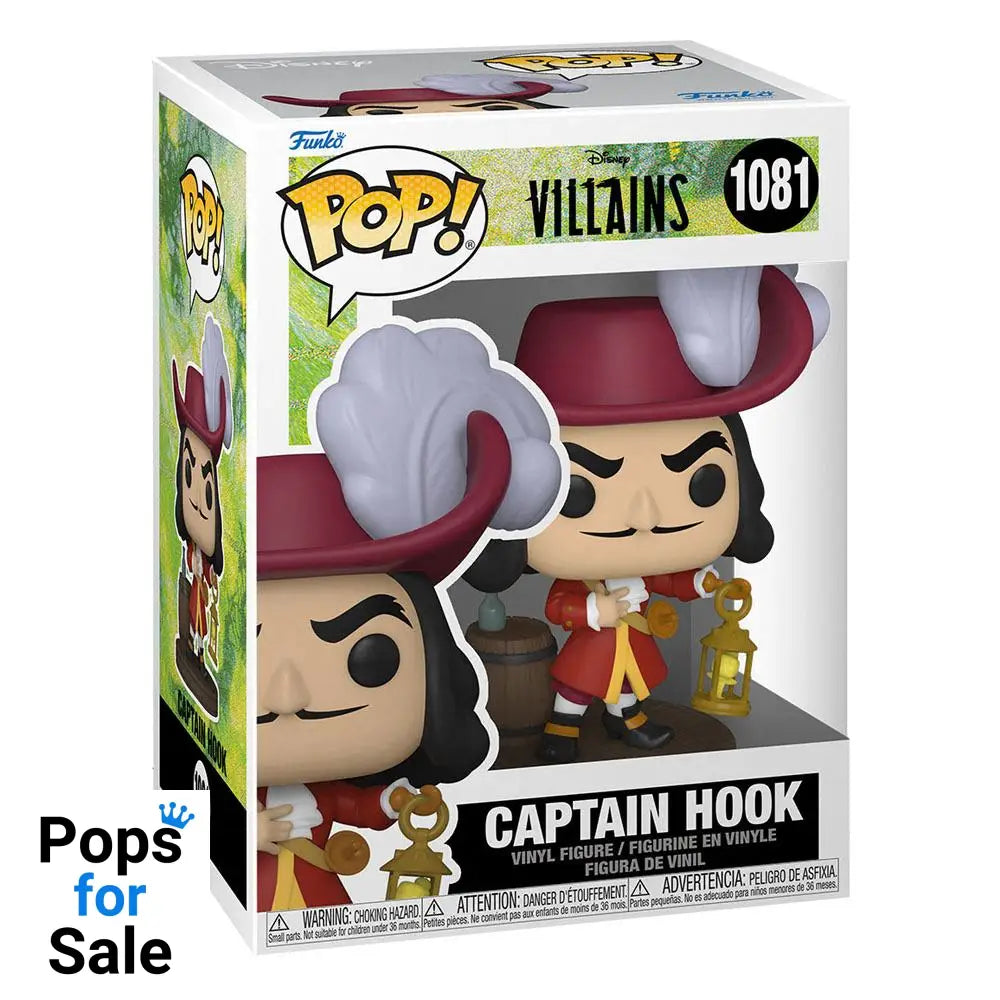 Disney: Villains POP! Disney Vinyl Figure Captain Hook 9 cm