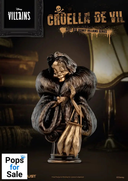 Disney Villains Series PVC Bust Cruella De Vil 16 cm