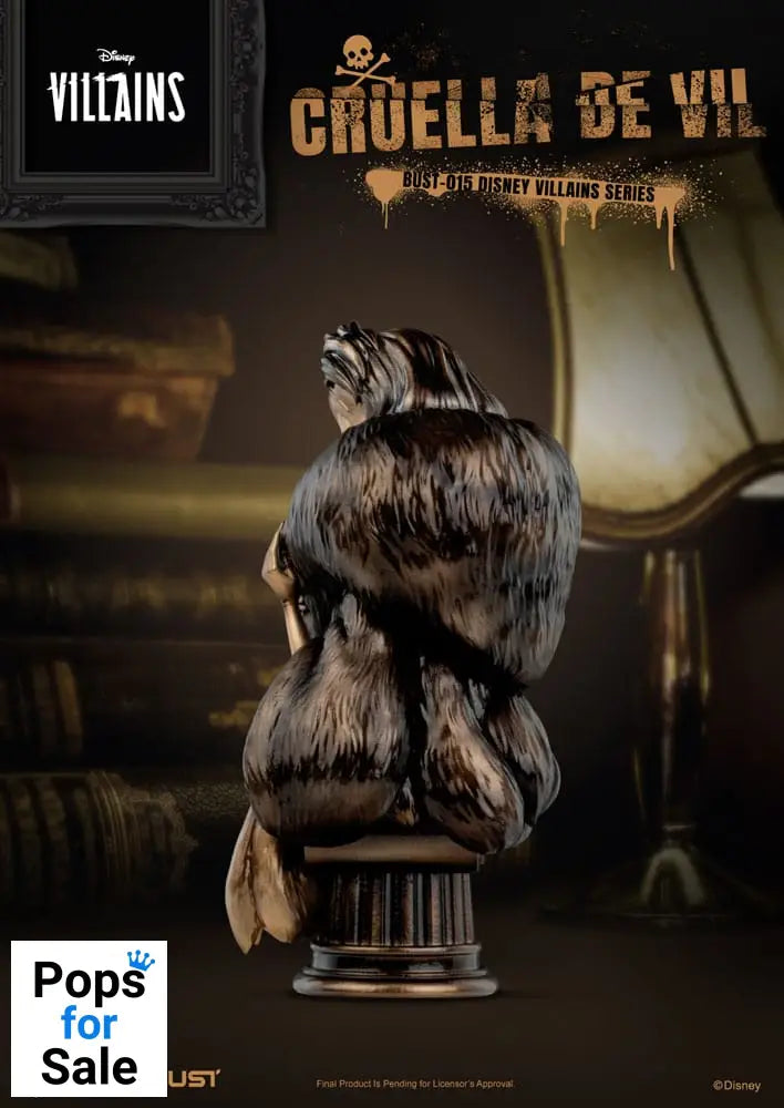 Disney Villains Series PVC Bust Cruella De Vil 16 cm
