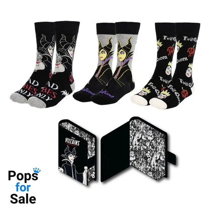 Disney Villains Socks 3-Pack 36-43