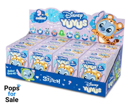 Disney YuYus Plush Key rings Stitch 12 cm Blindbox Display (8)