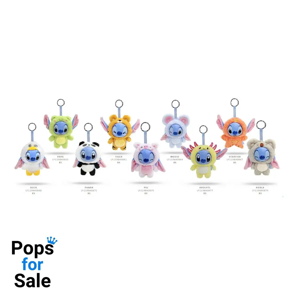 Disney YuYus Plush Key rings Stitch 12 cm Blindbox Display (8)