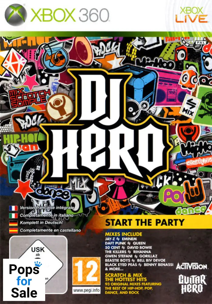 DJ Hero (Game Only - No Turntable) for Xbox 360