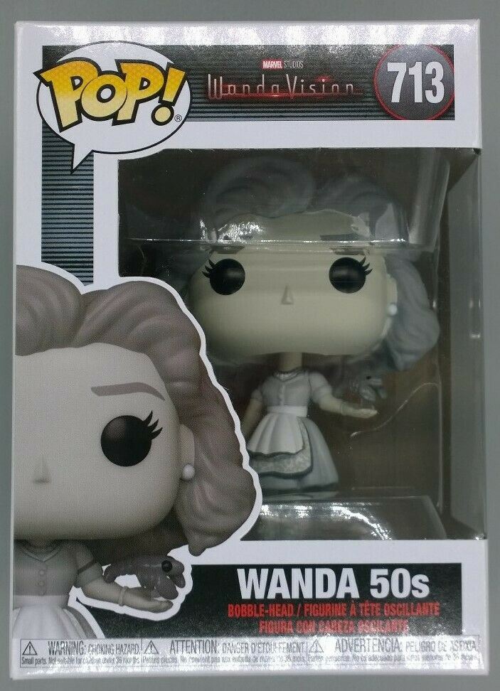 713 50s Wanda - B&W - Marvel Wandavision Funko POP