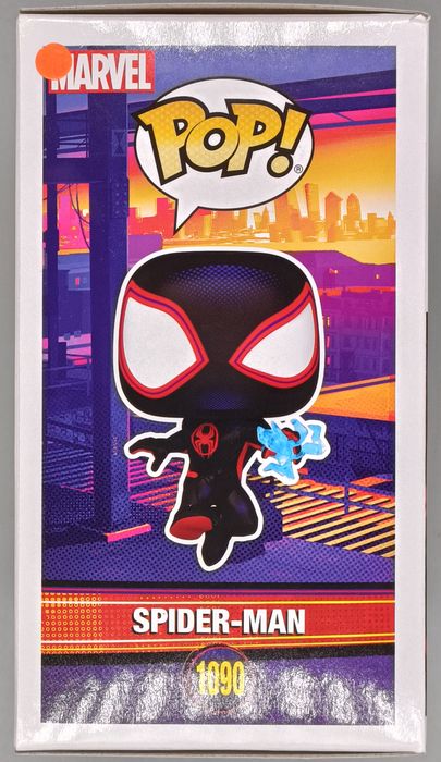 #1090 Spider-Man (w/ Electricity) Marvel Spider-Verse Box Damaged Funko POP