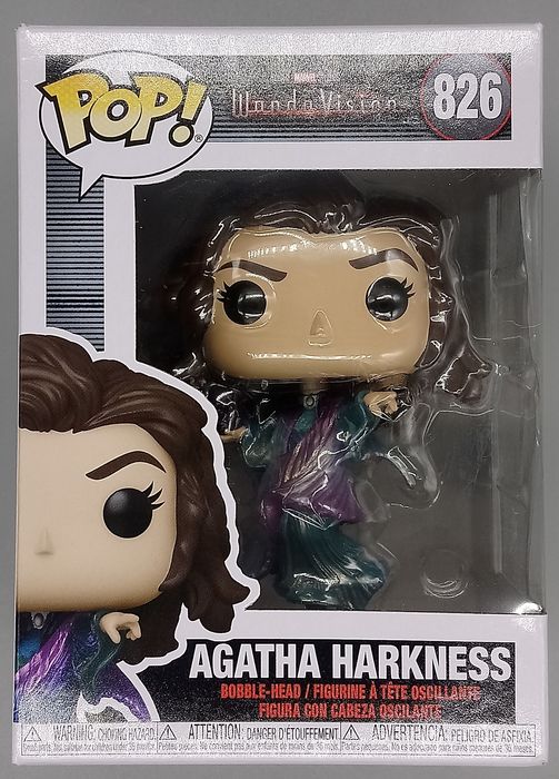 #826 Agatha Harkness - Marvel Wandavision - Box Damaged Funko POP